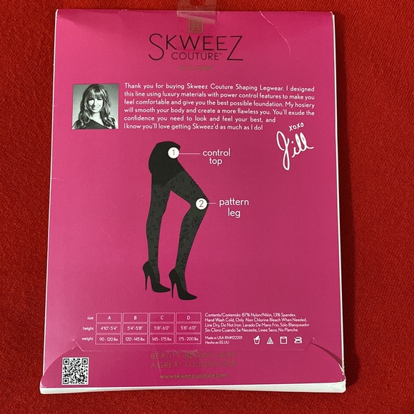 Sexy fishnet tights with control top - Picture 3 of 3